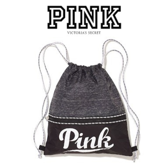PINK Victoria's Secret Handbags - VS PINK Drawstring Backpack NIP